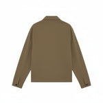 Lyle & Scott - Mens Enzyme Wash Zip Through Overshirt - Khaki Ash - LW2412V X569 - Wildvine Clothing, Spalding, Lincolnshire