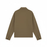 Lyle & Scott - Mens Enzyme Wash Zip Through Overshirt - Khaki Ash - LW2412V X569 - Wildvine Clothing, Spalding, Lincolnshire