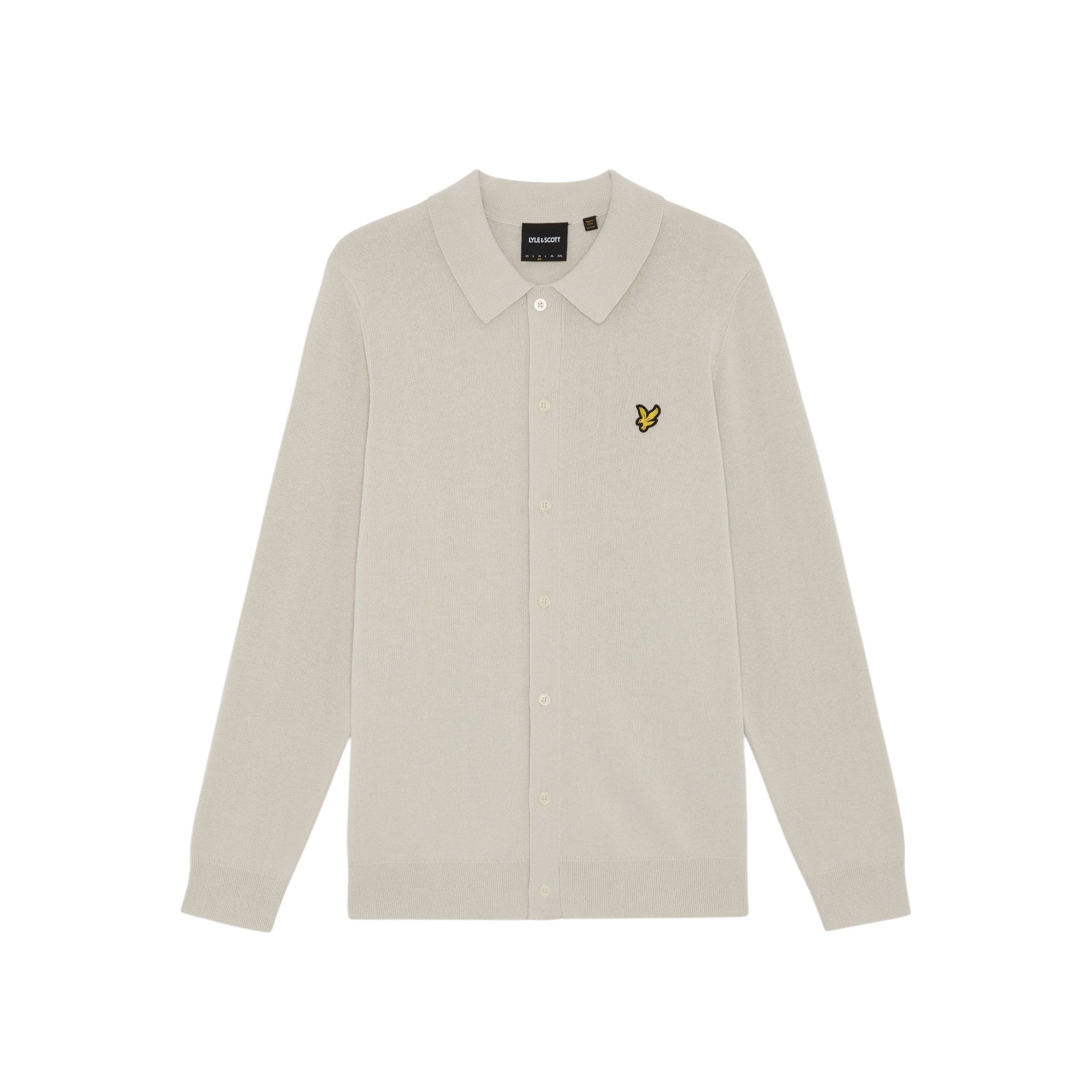 Lyle & Scott - Mens Cotton Knitted Shirt - W870 Cove - Wildvine Clothing, Spalding, Lincolnshire