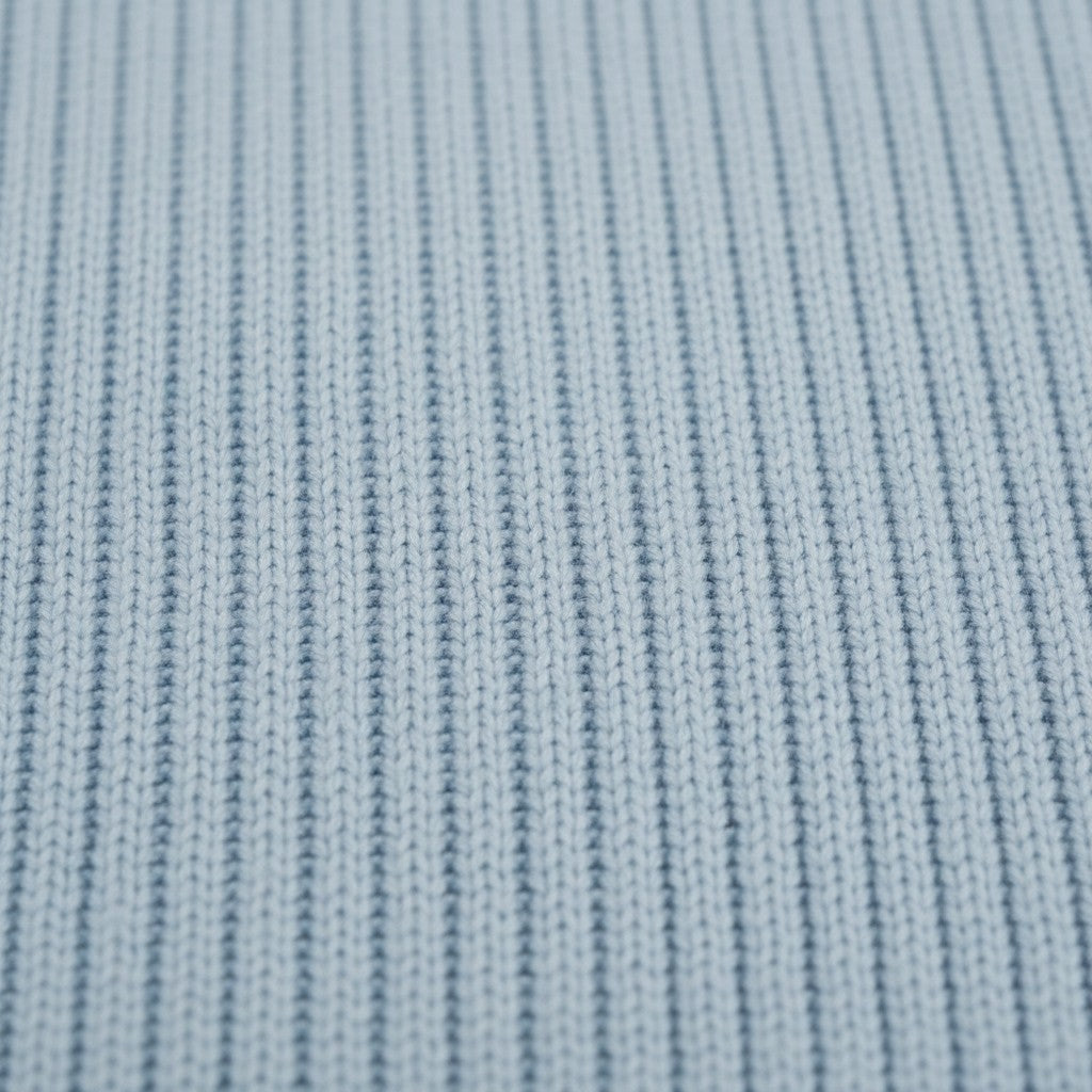 Lyle & Scott - Mens Hybrid Collar Crew Neck Jumper - Opal Blue - W596 KN2421V - Wildvine Clothing, Spalding, Lincolnshire