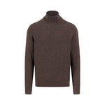 Fynch-Hatton - Mens Knitwear - Rollneck, Merino - Dark Chocolate 861 - Wildvine Clothing, Spalding, Lincolnshire
