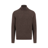 Fynch-Hatton - Mens Knitwear - Rollneck, Merino - Dark Chocolate 861 - Wildvine Clothing, Spalding, Lincolnshire