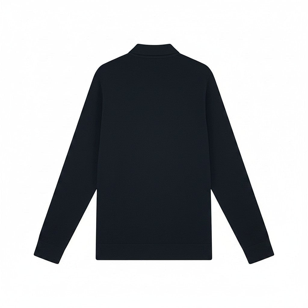 Lyle & Scott - Mens Cable Knitted Shirt - Carbon X898 - Wildvine Clothing, Spalding, Lincolnshire