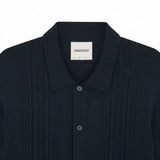 Lyle & Scott - Mens Cable Knitted Shirt - Carbon X898 - Wildvine Clothing, Spalding, Lincolnshire