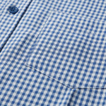 Gurteen - Mens - 100% Cotton - Seville - Modern Fit / Short Sleeved - Navy Check - 51028 636 - Wildvine Clothing, Spalding, Lincolnshire