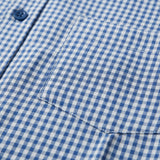Gurteen - Mens - 100% Cotton - Seville - Modern Fit / Short Sleeved - Navy Check - 51028 636 - Wildvine Clothing, Spalding, Lincolnshire