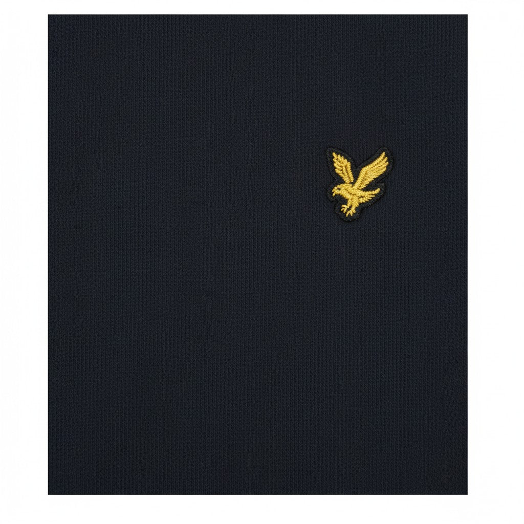 Lyle & Scott - Mens Check Panelled Crewneck Sweatshirt - Dark Navy ML2597V Z271 - Wildvine Clothing, Spalding, Lincolnshire