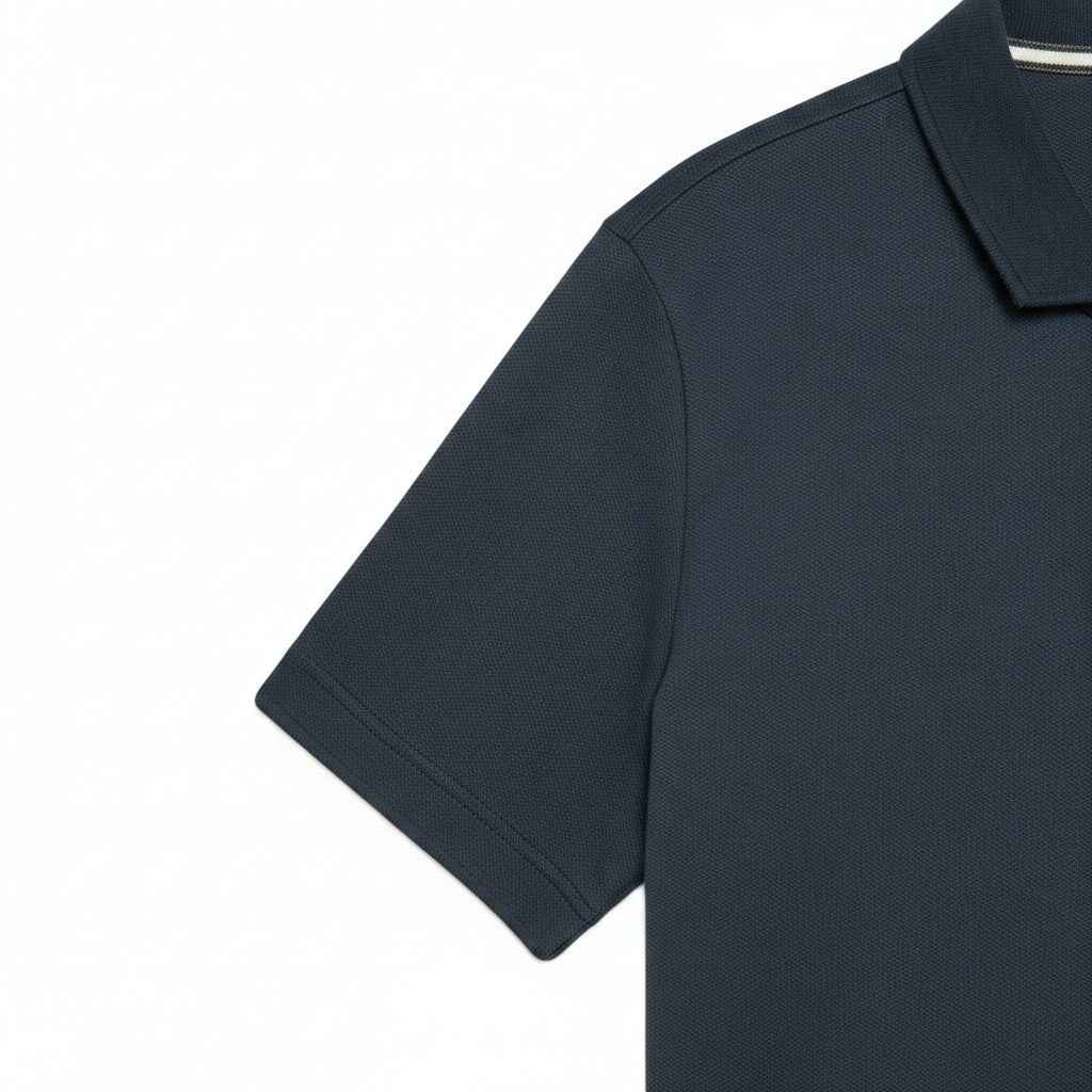Lyle & Scott - Mens Interlock Polo Shirt - Carbon X898 - Wildvine Clothing, Spalding, Lincolnshire