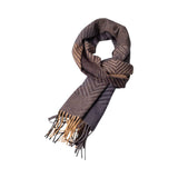 Fynch-Hatton - Mens Scarf - Herring Bone Chek - Navy 685 - Wildvine Clothing, Spalding, Lincolnshire
