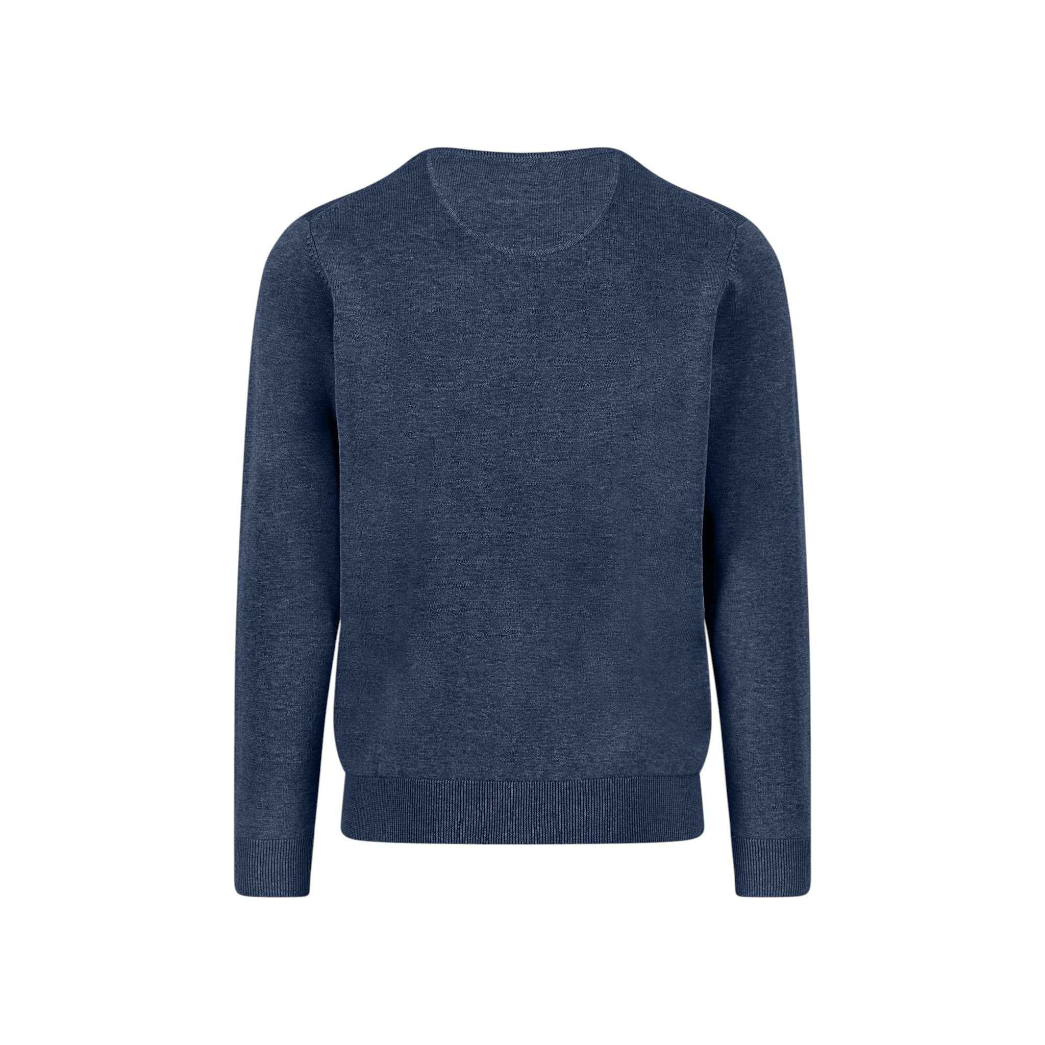 Fynch-Hatton - Mens Knitwear - O-Neck, Superfine - Night - Wildvine Clothing, Spalding, Lincolnshire