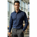 OLYMP - Mens Shirt - Level Five Body Fit - Night Blue - Wildvine Clothing, Spalding, Lincolnshire
