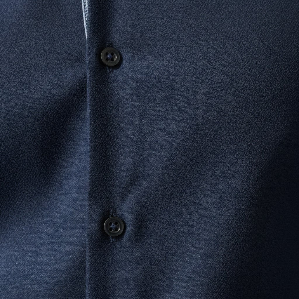 OLYMP - Mens Shirt - Level Five Body Fit - Night Blue - Wildvine Clothing, Spalding, Lincolnshire