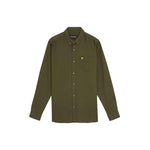 Lyle & scott - Mens Plain Flannel Shirt - Deep Depths X848 / XL - Wildvine Clothing, Spalding, Lincolnshire