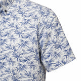 Gurteen - Mens - Seville - Modern Fit / Short Sleeved - Midnight Palm Print - 5102 935 - Wildvine Clothing, Spalding, Lincolnshire