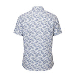 Gurteen - Mens - Seville - Modern Fit / Short Sleeved - Midnight Palm Print - 5102 935 - Wildvine Clothing, Spalding, Lincolnshire