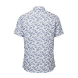 Gurteen - Mens - Seville - Modern Fit / Short Sleeved - Midnight Palm Print - 5102 935 - Wildvine Clothing, Spalding, Lincolnshire