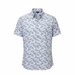 Gurteen - Mens - Seville - Modern Fit / Short Sleeved - Midnight Palm Print - 5102 935 - Wildvine Clothing, Spalding, Lincolnshire