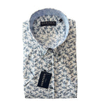 Gurteen - Mens - Seville - Modern Fit / Short Sleeved - Midnight Palm Print - 5102 935 - Wildvine Clothing, Spalding, Lincolnshire