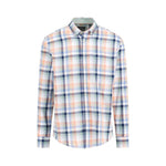 Fynch-Hatton - Mens Shirt - Colorful Combi Check - Peach 209 - Wildvine Clothing, Spalding, Lincolnshire