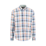 Fynch-Hatton - Mens Shirt - Colorful Combi Check - Peach 209 - Wildvine Clothing, Spalding, Lincolnshire
