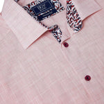 DG's Drifter Mens - Regular Short Sleeve Casual Shirt - Pink - Wildvine Clothing, Spalding, Lincolnshire