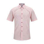 DG's Drifter Mens - Regular Short Sleeve Casual Shirt - Pink - Wildvine Clothing, Spalding, Lincolnshire