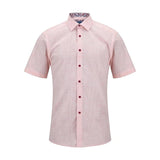 DG's Drifter Mens - Regular Short Sleeve Casual Shirt - Pink - Wildvine Clothing, Spalding, Lincolnshire