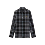 Lyle & Scott - Mens Tartan Corduroy Shirt - Jet Black / White W189 - Wildvine Clothing, Spalding, Lincolnshire