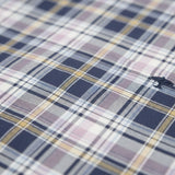 Fynch-Hatton Men's Regular Short Sleeve Casual Shirt - Poplin Check – Horizon - Wildvine Clothing, Spalding, Lincolnshire