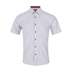 DG's Drifter Mens - Regular Short Sleeve Casual Shirt - Red/Blue - 14603SS - 63 - Wildvine Clothing, Spalding, Lincolnshire