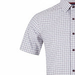DG's Drifter Mens - Regular Short Sleeve Casual Shirt - Red/Blue - 14603SS - 63 - Wildvine Clothing, Spalding, Lincolnshire