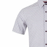 DG's Drifter Mens - Regular Short Sleeve Casual Shirt - Red/Blue - 14603SS - 63 - Wildvine Clothing, Spalding, Lincolnshire