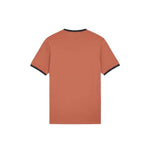 Lyle & Scott - Mens Ringer T-shirt - Brick/ Dark Navy X940 - Wildvine Clothing, Spalding, Lincolnshire