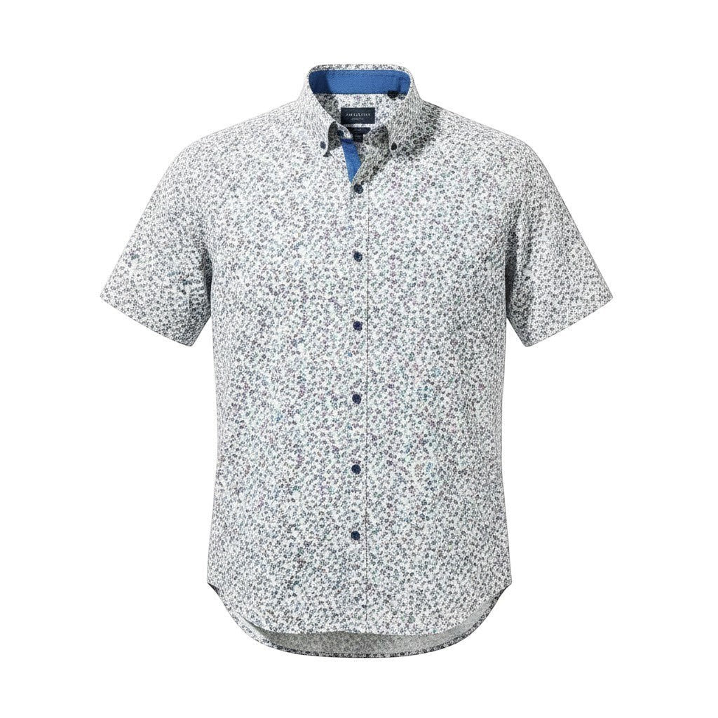 Gurteen - Mens - Seville - Modern Fit / Short Sleeved - Vine print - 51048 936 - Wildvine Clothing, Spalding, Lincolnshire