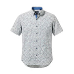 Gurteen - Mens - Seville - Modern Fit / Short Sleeved - Vine print - 51048 936 - Wildvine Clothing, Spalding, Lincolnshire
