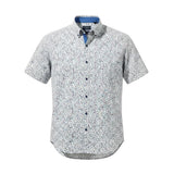 Gurteen - Mens - Seville - Modern Fit / Short Sleeved - Vine print - 51048 936 - Wildvine Clothing, Spalding, Lincolnshire