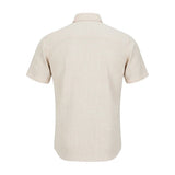 DG's Drifter Mens - Regular Short Sleeve Casual Shirt - Giovanni - Stone - 14501SS 92 - Wildvine Clothing, Spalding, Lincolnshire