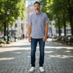 DG's Drifter Mens - Regular Short Sleeve Ivano Casual Shirt - Stone - 14821SS 92 - Wildvine Clothing, Spalding, Lincolnshire