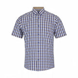 DG's Drifter Mens - Regular Short Sleeve Ivano Casual Shirt - Stone - 14821SS 92 - Wildvine Clothing, Spalding, Lincolnshire