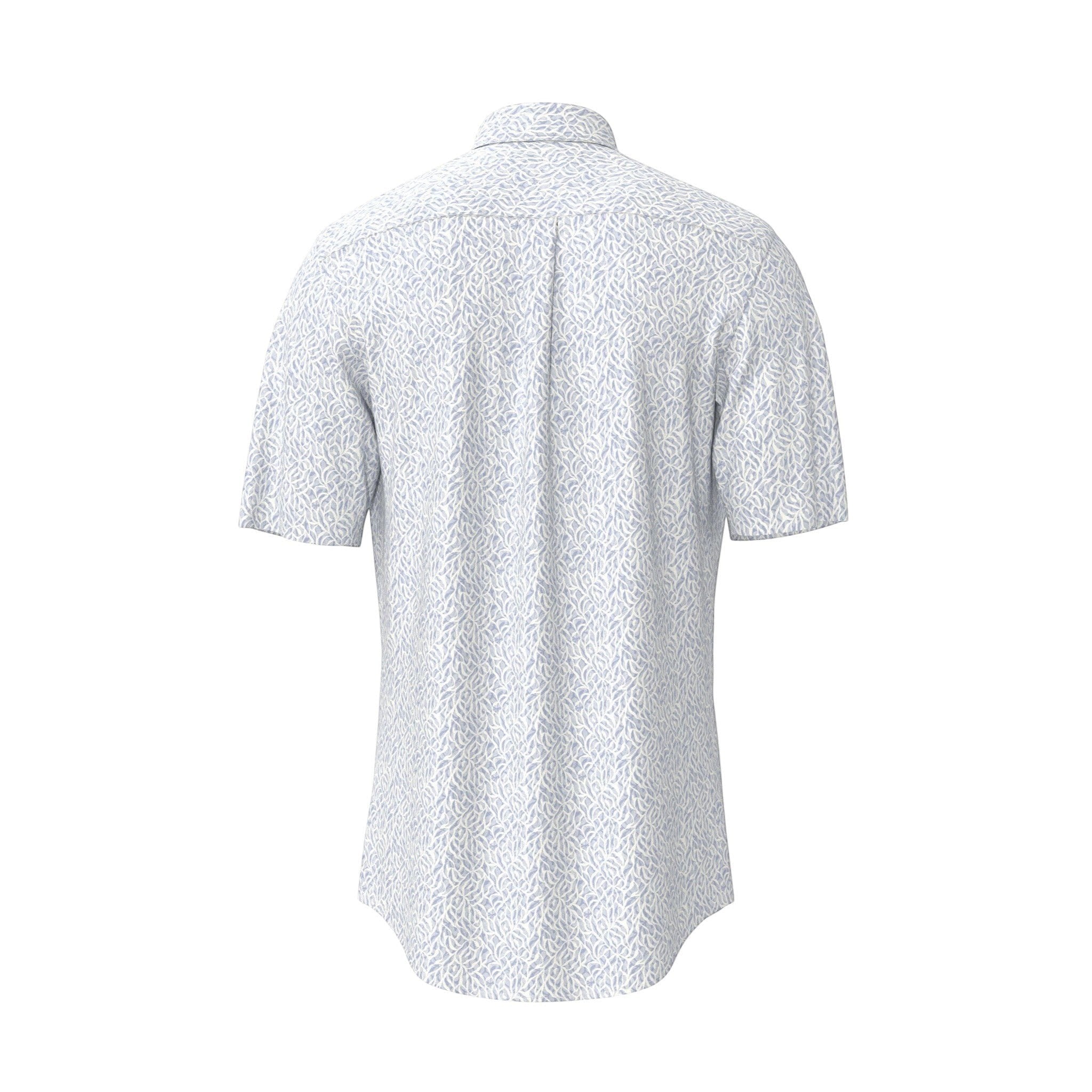 Fynch-Hatton Men's Regular Short Sleeve Casual Shirt - Summer Slub – New Breeze - Wildvine Clothing, Spalding, Lincolnshire