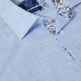 DG's Drifter Mens - Regular Short Sleeve Casual Shirt - Sky Blue - 14501SS - 22 - Wildvine Clothing, Spalding, Lincolnshire