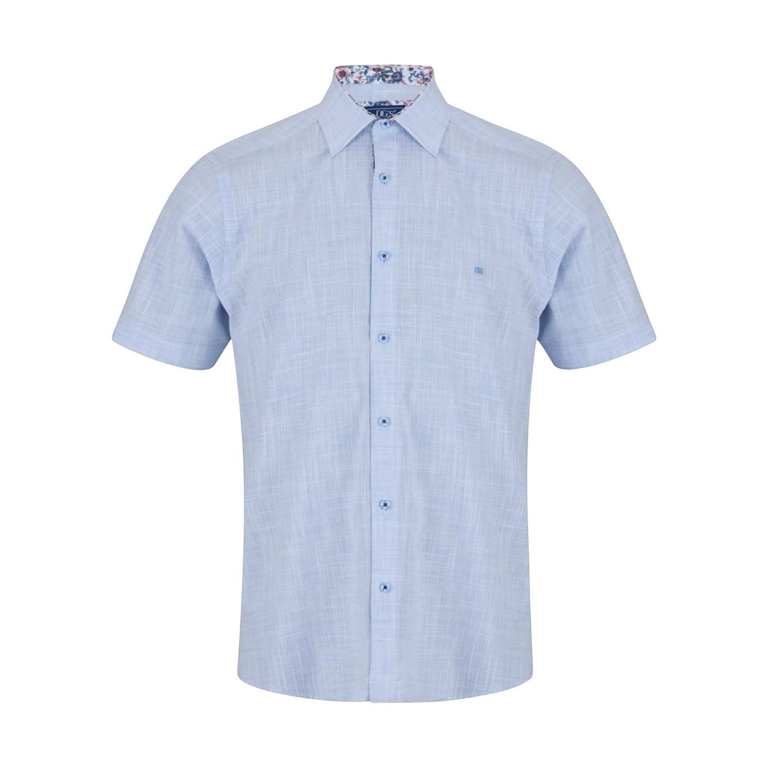 DG's Drifter Mens - Regular Short Sleeve Casual Shirt - Sky Blue - 14501SS - 22 - Wildvine Clothing, Spalding, Lincolnshire