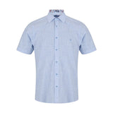 DG's Drifter Mens - Regular Short Sleeve Casual Shirt - Sky Blue - 14501SS - 22 - Wildvine Clothing, Spalding, Lincolnshire
