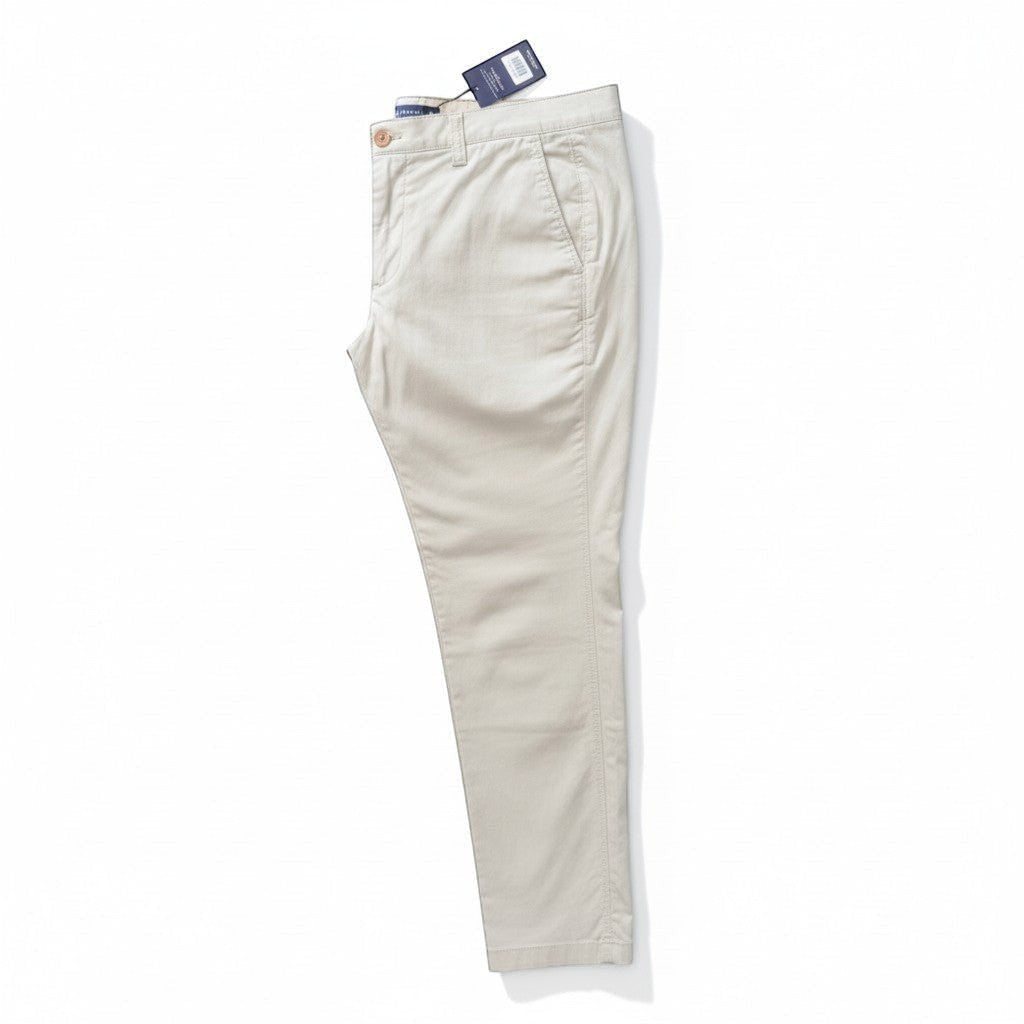 Gurteen - Mens - Stretch Chino - Longford - Light Stone - Wildvine Clothing, Spalding, Lincolnshire