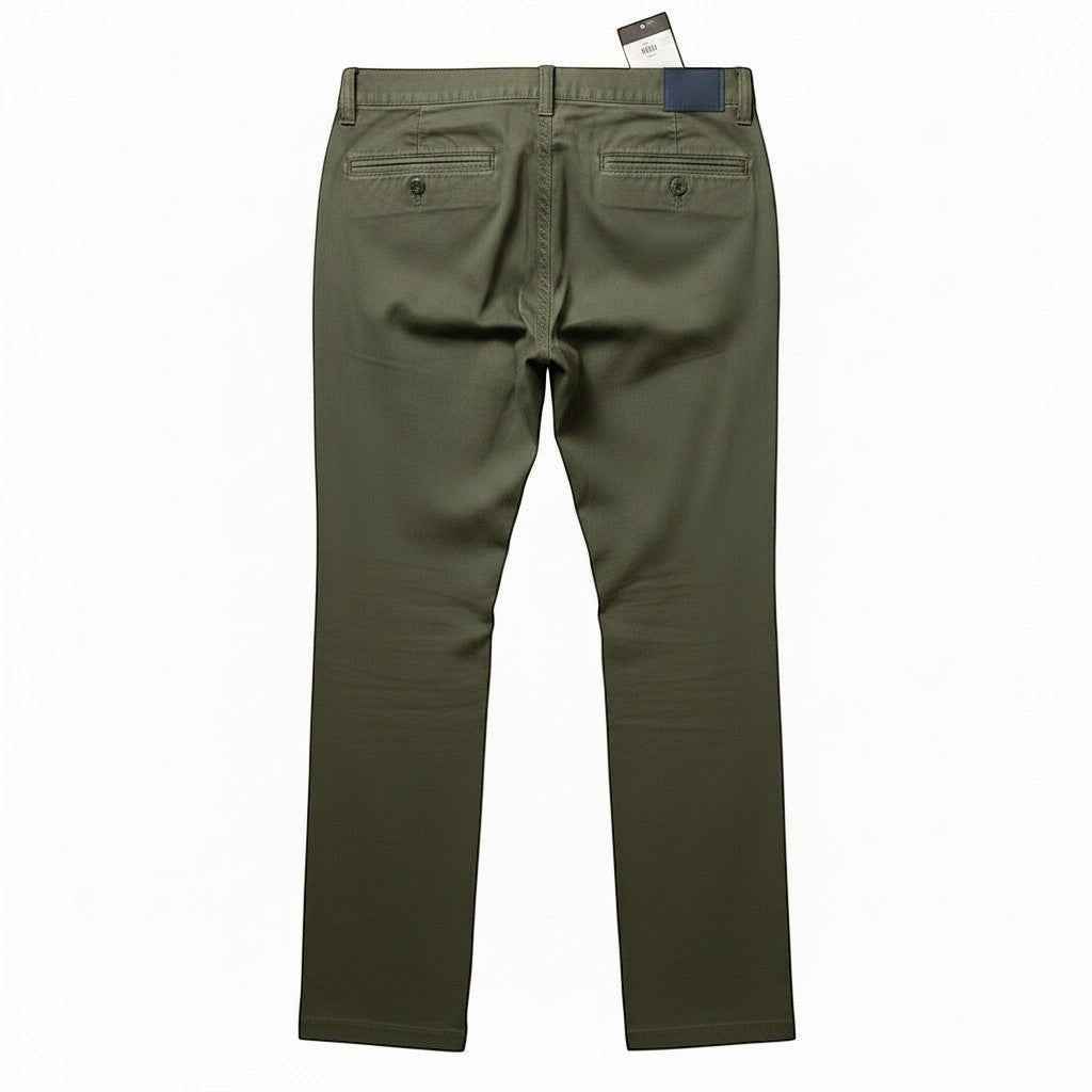 Gurteen - Mens - Stretch Chino - Longford - Thyme / Olive - 1223 021 - Wildvine Clothing, Spalding, Lincolnshire