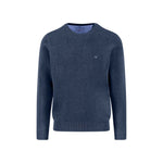 Fynch-Hatton - Mens Knitwear - O-Neck, Superfine - Night - Wildvine Clothing, Spalding, Lincolnshire