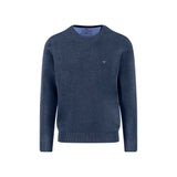 Fynch-Hatton - Mens Knitwear - O-Neck, Superfine - Night - Wildvine Clothing, Spalding, Lincolnshire
