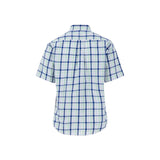 Fynch-Hatton - Mens Shirt - Combi Check - Turf Green - 1/2 sleeve 722 - Wildvine Clothing, Spalding, Lincolnshire