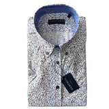 Gurteen - Mens - Seville - Modern Fit / Short Sleeved - Vine print - 51048 936 - Wildvine Clothing, Spalding, Lincolnshire