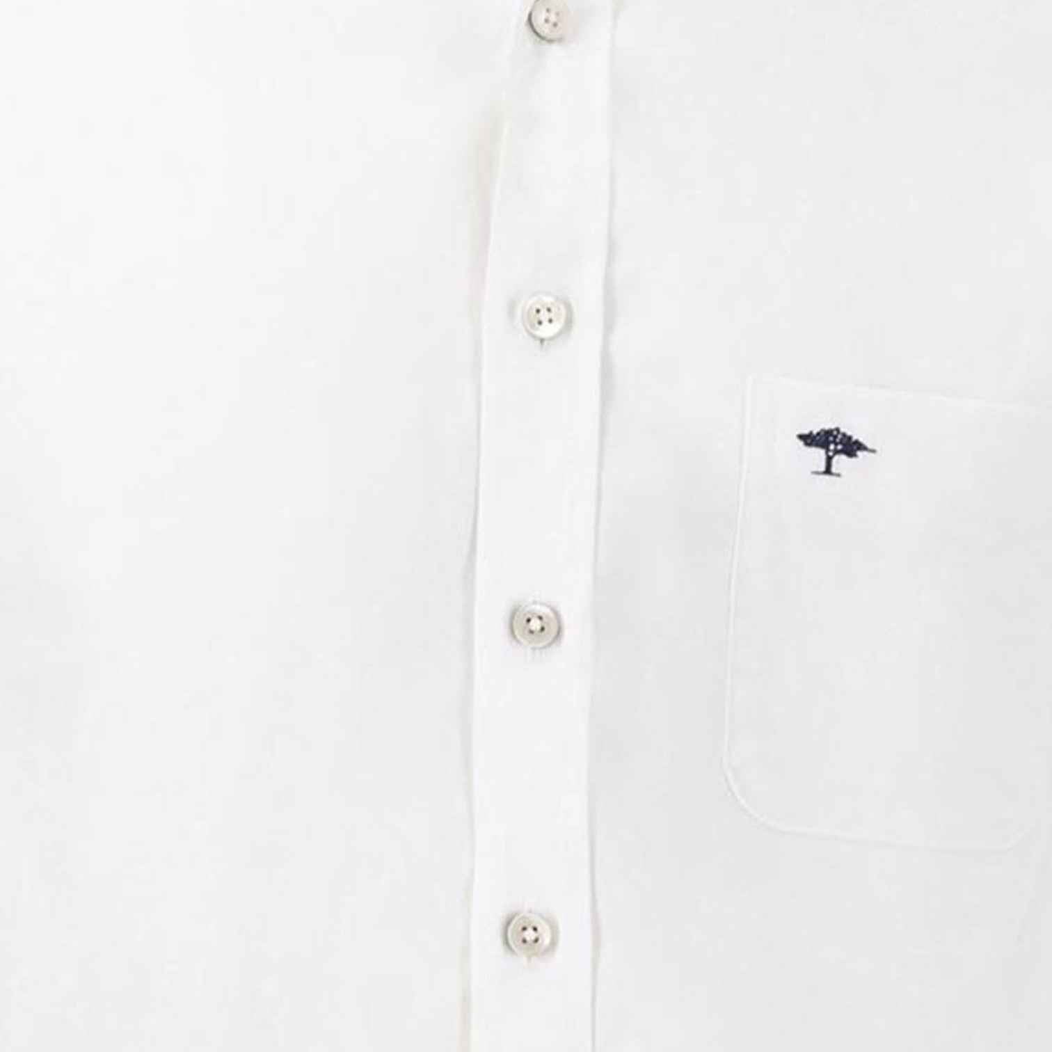 Fynch-Hatton - Mens Shirt - All Season Oxford - White - Wildvine Clothing, Spalding, Lincolnshire